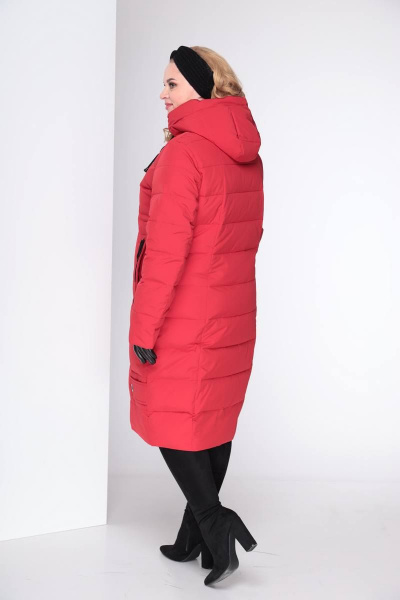 Пальто Shetti 2035 красный - фото 5