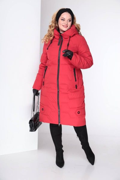 Пальто Shetti 2035 красный - фото 2