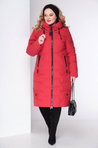 Пальто Shetti 2035 красный - фото 3
