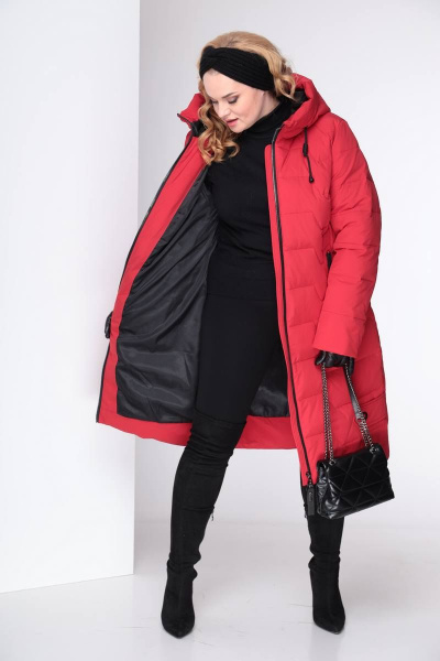 Пальто Shetti 2035 красный - фото 6