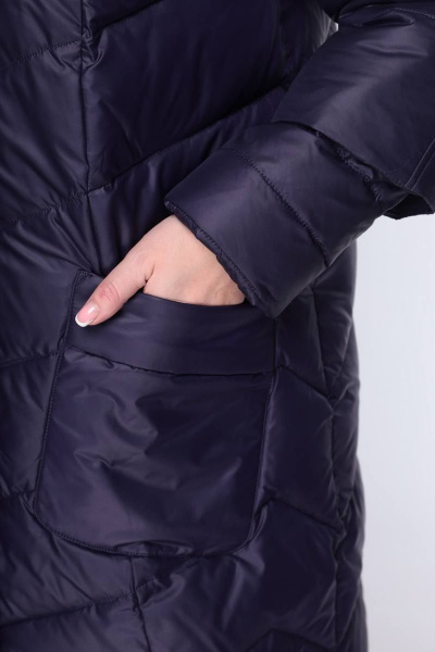 Пальто Shetti 2036 баклажан - фото 6