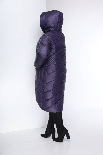 Пальто Shetti 2036 баклажан - фото 5