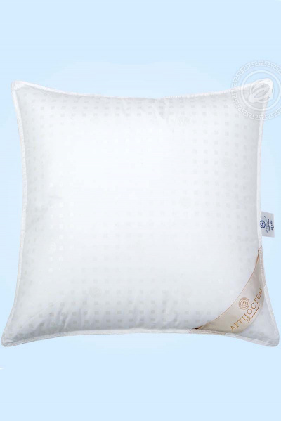 Подушка 68x68 хлопок тик с кантом гипоаллергенная АРТПОСТЕЛЬ 1011 - фото 1