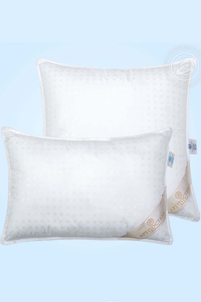 Подушка 48x68 хлопок тик с кантом гипоаллергенная АРТПОСТЕЛЬ 1012 - фото 4