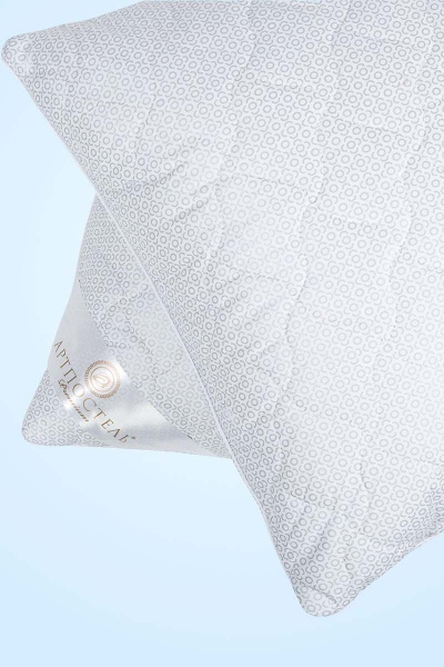 Подушка 68x68 овечья шерсть тик с съёмным чехлом АРТПОСТЕЛЬ 1041 - фото 2