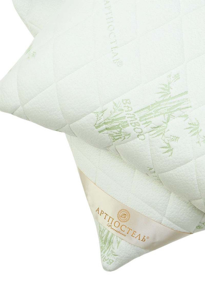 Подушка 68х68 трикотаж бамбук с кантом и пухом АРТПОСТЕЛЬ 1081 - фото 3