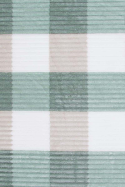 Зеленый флисовый плед 180х200 для домашнего тепла АРТПОСТЕЛЬ 4002 мята - фото 2