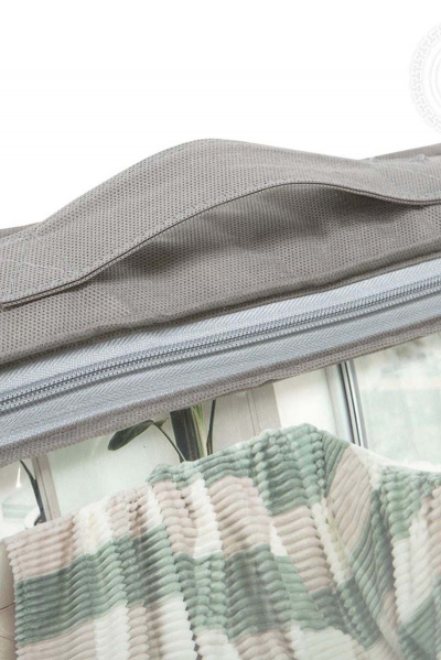 Серый флисовый плед 180х200 для увлажнения уюта АРТПОСТЕЛЬ 4002 графит - фото 5