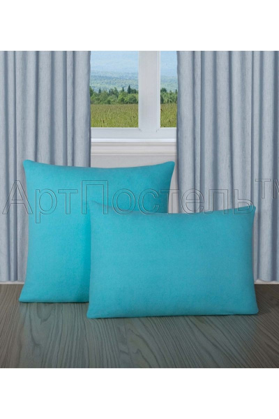 Махровые наволочки 70x70 на молнии, 2 шт. для домашнего уюта АРТПОСТЕЛЬ 278 незабудка - фото 1