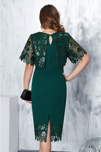 Платье Lissana 4427 изумруд - фото 4