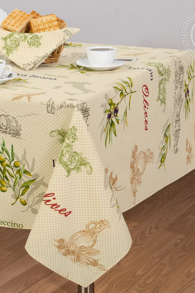Скатерть АРТПОСТЕЛЬ СБ.150*150 оливия - фото 1