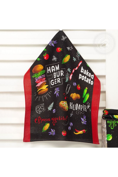Полотенце АРТПОСТЕЛЬ НЗ_ПКР45.60 кулинарное_шоу - фото 5