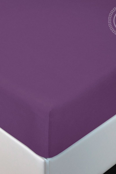 Простыня на резинке АРТПОСТЕЛЬ 254 слива - фото 1