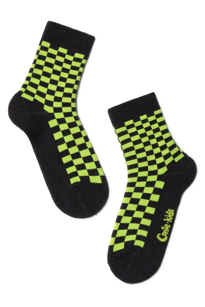 Детские носки махровые с рисунками для активных игр CONTE Conte-kids_SOF-TIKI_226 салатовый - фото 1