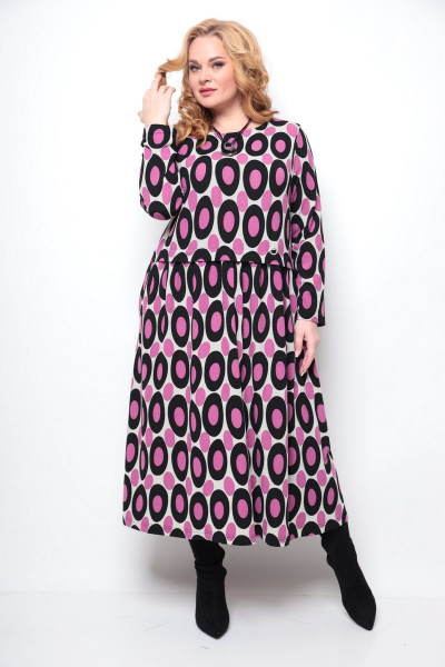 Платье Michel chic 949 лиловый - фото 1