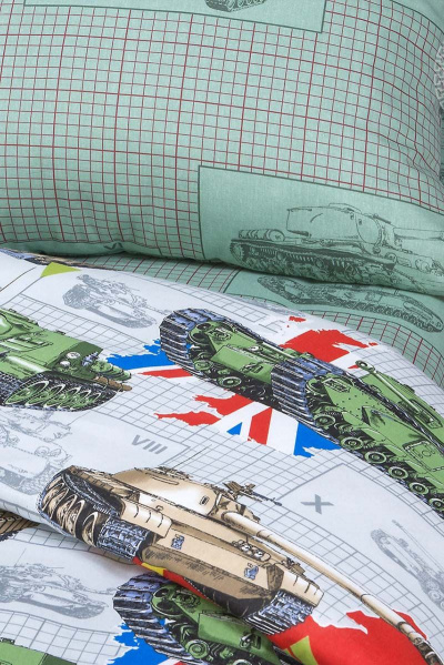 Наволочка, пододеяльник, простыня АРТПОСТЕЛЬ 112 танки - фото 3