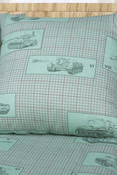 Наволочка, пододеяльник, простыня АРТПОСТЕЛЬ 112 танки - фото 2