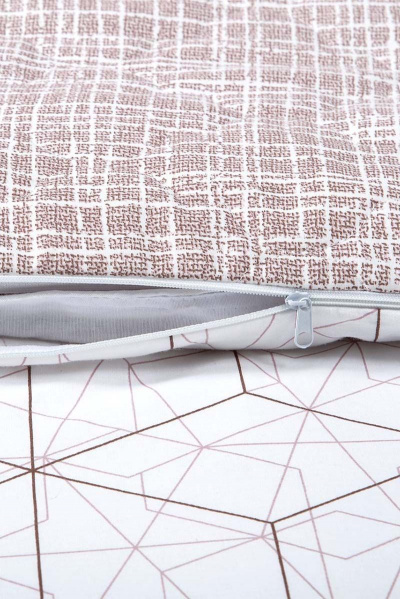 Двухспальный комплект из поплина с простынёй на резинке АРТПОСТЕЛЬ 931 кардинал - фото 3