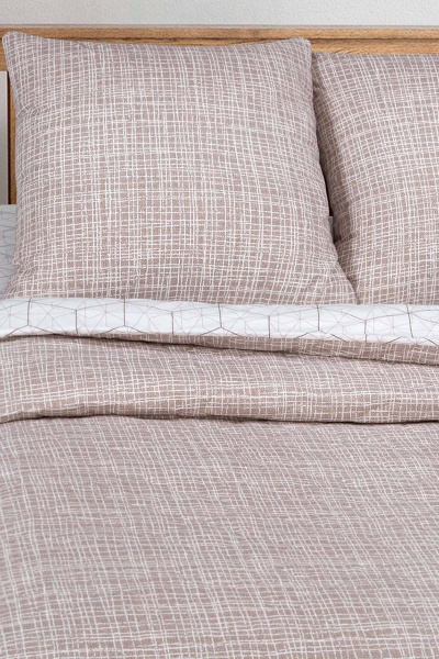 Двухспальный комплект из поплина с простынёй на резинке АРТПОСТЕЛЬ 931 кардинал - фото 2