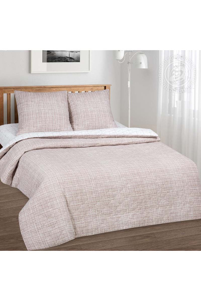 Двухспальный комплект из поплина с простынёй на резинке АРТПОСТЕЛЬ 931 кардинал - фото 1