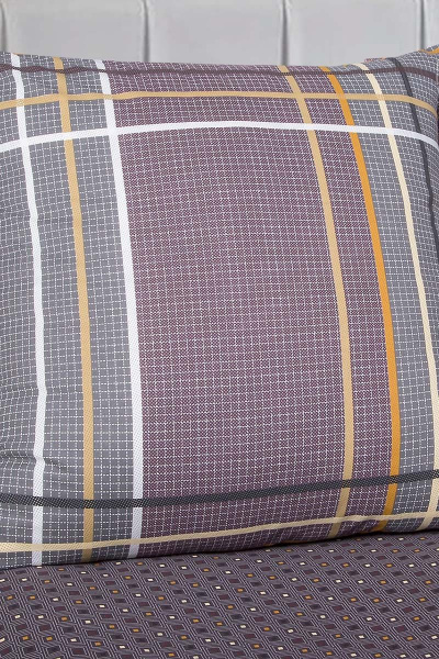 Постельное белье из поплина 2-спальный комплект с карманами АРТПОСТЕЛЬ 900 джентльмен - фото 2