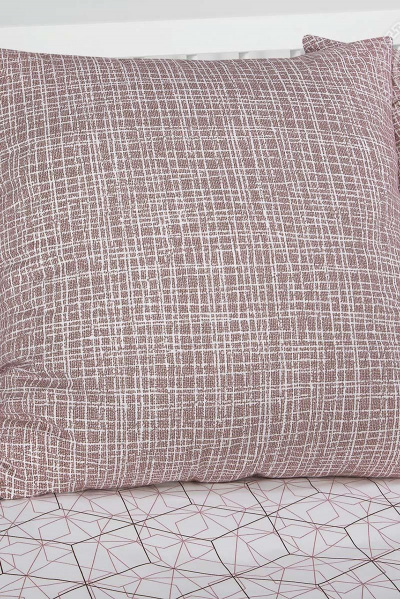 Постельное белье из поплина 2-спальный евро с карманами АРТПОСТЕЛЬ 914 кардинал - фото 3