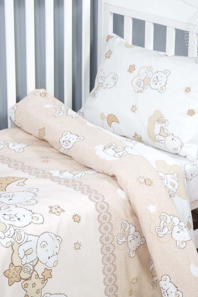 Наволочка, пододеяльник, простыня АРТПОСТЕЛЬ 922 медвежата - фото 2