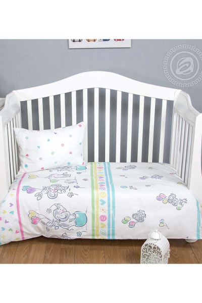 Наволочка, пододеяльник, простыня АРТПОСТЕЛЬ 922А слоники - фото 3