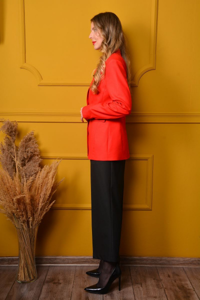 Костюм 2-ка из ткани с кюлотами и приталенным жакетом LM КТ5316 - фото 6