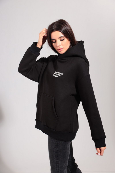 Худи HIT 0208 чёрный - фото 1