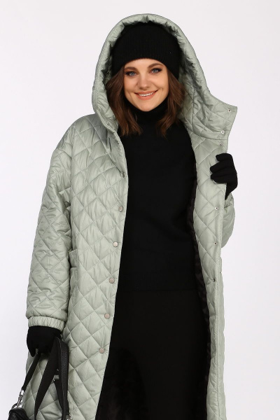 Пальто Lady Secret 8016 фисташковый - фото 2