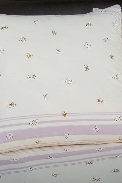 Постельное белье из поплина 2-спальный комплект с клапанами АРТПОСТЕЛЬ 900 сакура-рис.10577-1 - фото 3