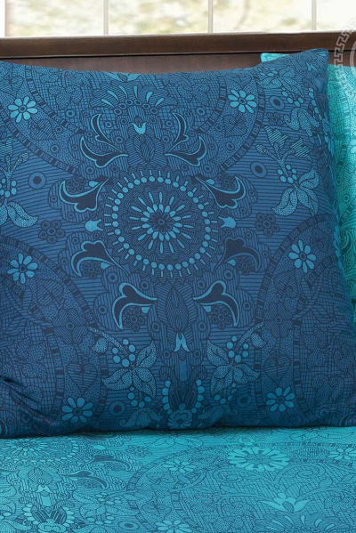 Поплинный комплект 2-спальный с простынёй на резинке АРТПОСТЕЛЬ 931 притяжение - фото 3