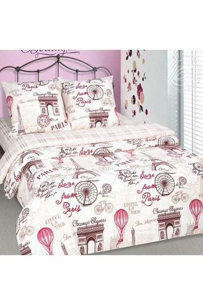Наволочка, пододеяльник, простыня АРТПОСТЕЛЬ 900 прогулка_по_парижу - фото 1