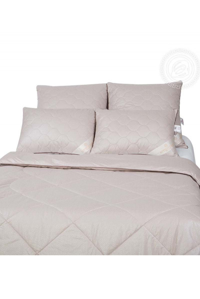 Одеяло из трикотажа и шерсти 200х215 с теплой верблюжьей шерстью АРТПОСТЕЛЬ 2076 - фото 9