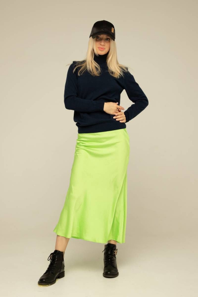 Свитер прямой oversize хлопок демисезон Romgil 229ТЗ (170)синий - фото 2