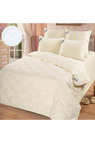 Овечья шерсть микрофибра евровое одеяло для дома АРТПОСТЕЛЬ 2356 - фото 1