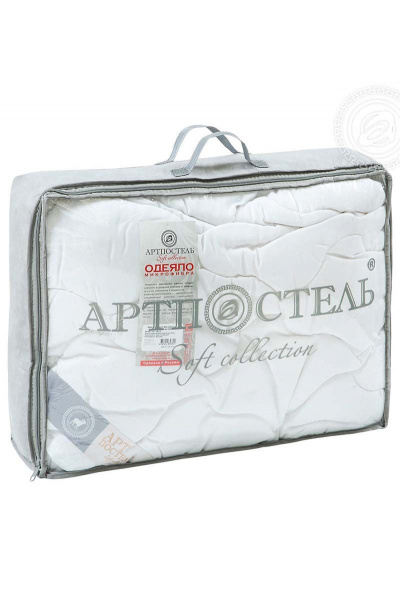 Одеяло 1,5-спальное с овечьей шерстью и микрофиброй АРТПОСТЕЛЬ 2354 - фото 7