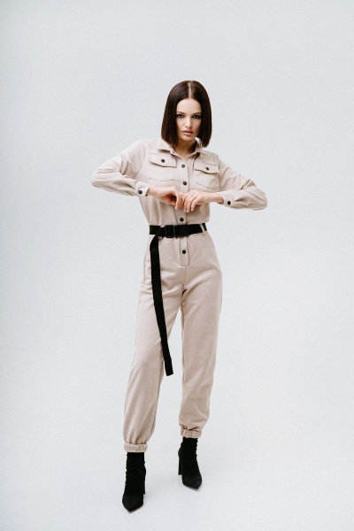 Комбинезон RAWR 079 бежевый - фото 4