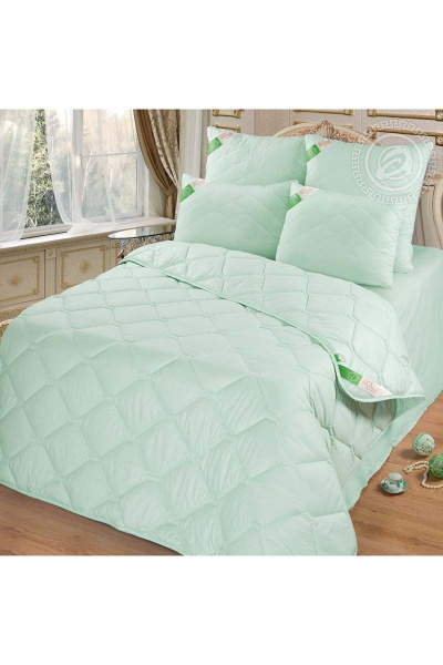 Одеяло 1,5-спальное из хлопка и бамбука АРТПОСТЕЛЬ 2394 - фото 1