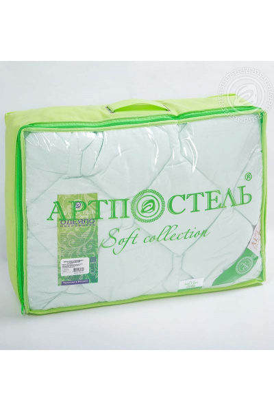 Одеяло 2-спальное из хлопка и бамбука АРТПОСТЕЛЬ 2395 - фото 5