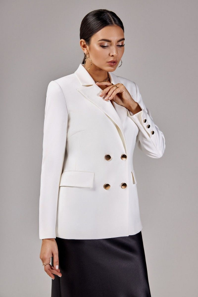 Жакет, платье FOXY FOX 1326 черно-белый - фото 4