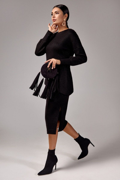 Джемпер, юбка FOXY FOX 1335 черный - фото 6