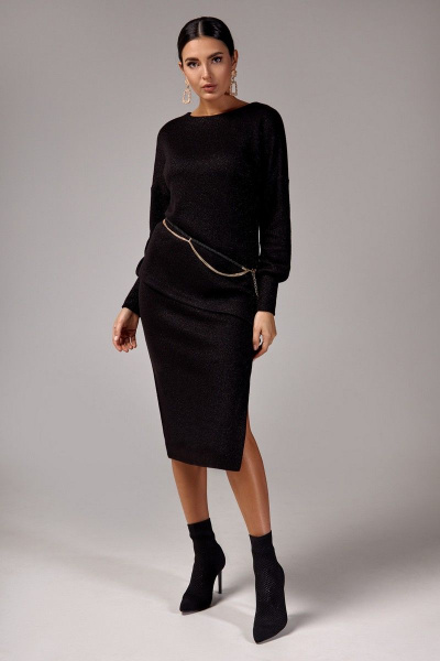 Джемпер, юбка FOXY FOX 1335 черный - фото 5