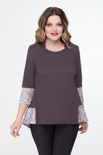Демисезонная блуза из текстиля для повседневных случаев DaLi 4272 - фото 1