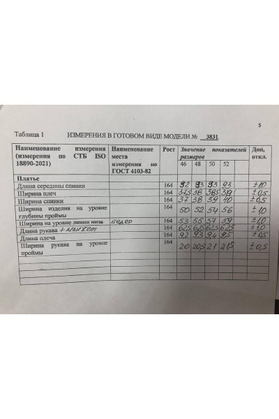 Платье Olegran 3831 красный - фото 4