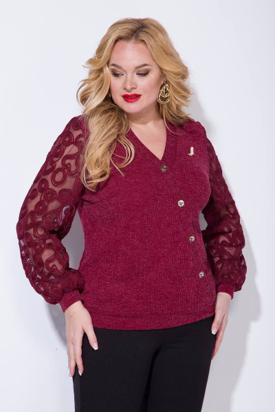 Джемпер Liliana 1011N вишня - фото 2