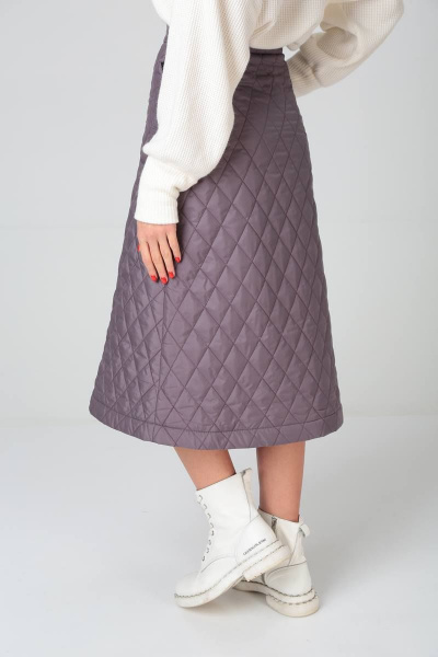 Стёганая юбка на утеплителе с расклешением TVIN 4014 - фото 10