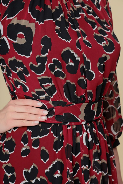 Платье DaLi 5418 бордо - фото 2