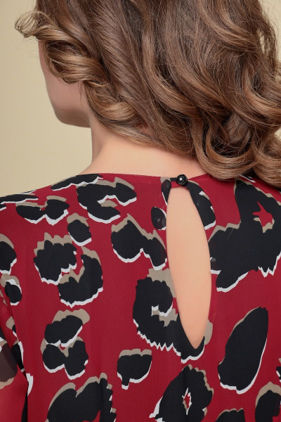 Платье DaLi 5418 бордо - фото 3